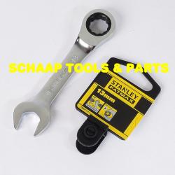 Sleutelgereedschap - Ringsteeksleutel met ratelring 13 mm antislip stubby | FMMT13111-0